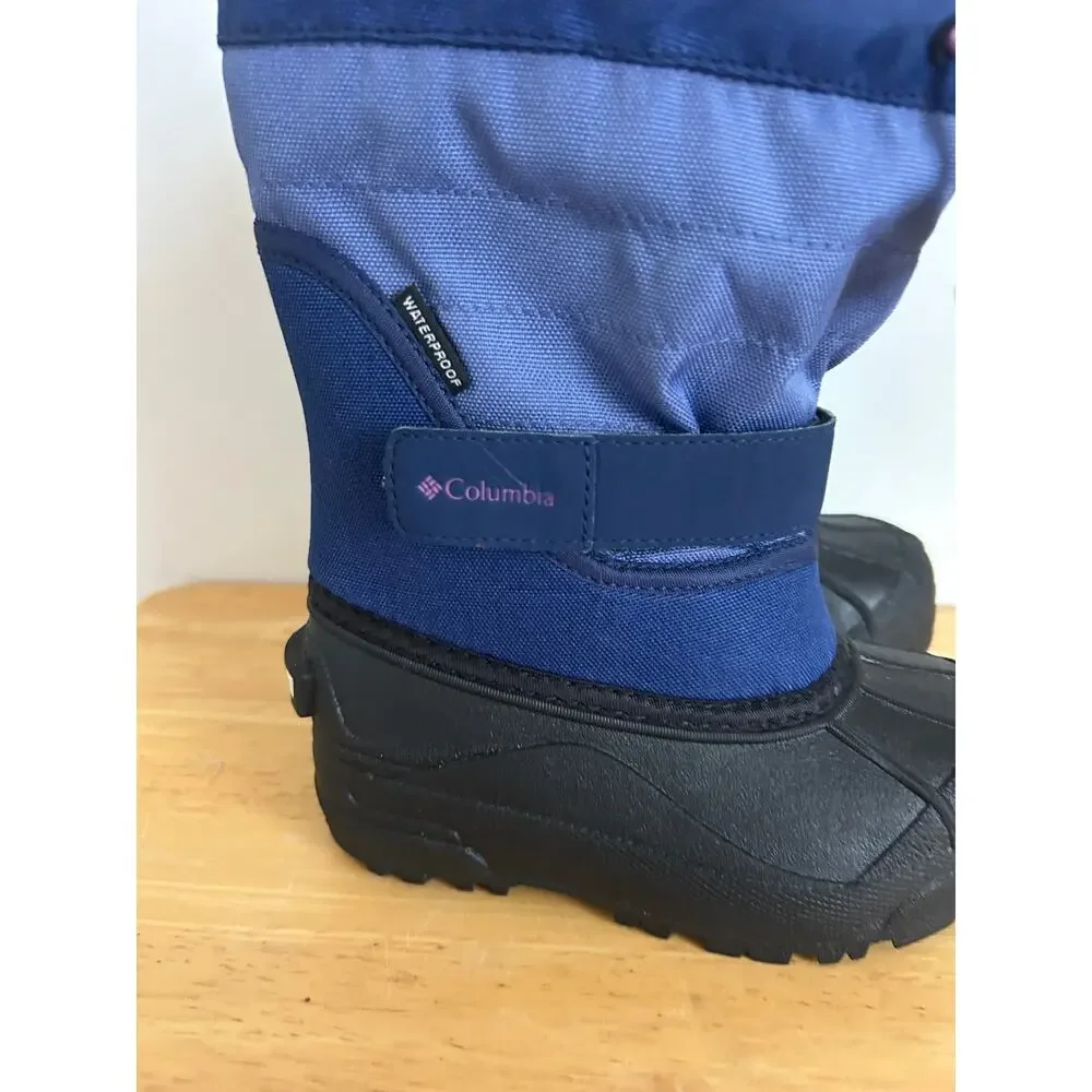 Columbia Kids Powderbug Plus II Toddler Winter Snow Boots Size 11 Girl's Youth